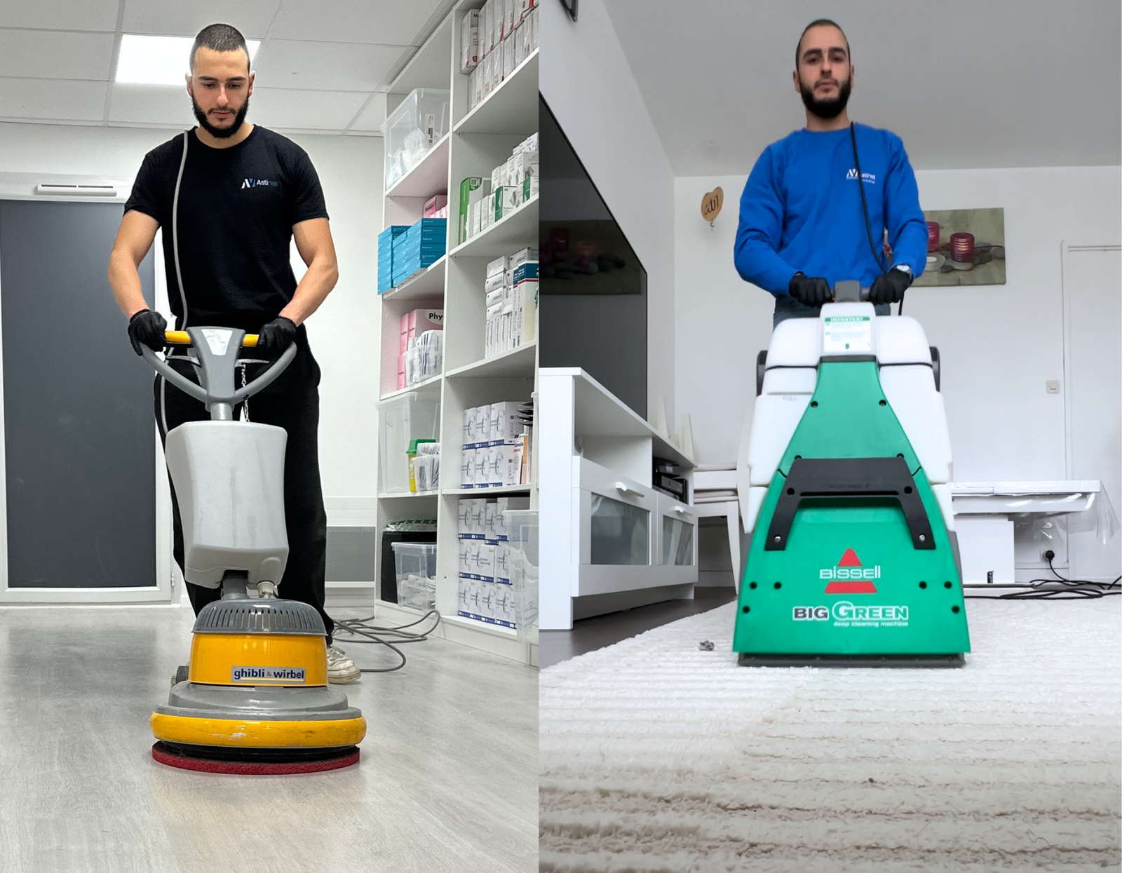 Équipe Astinet pour nettoyage professionnel à Caen